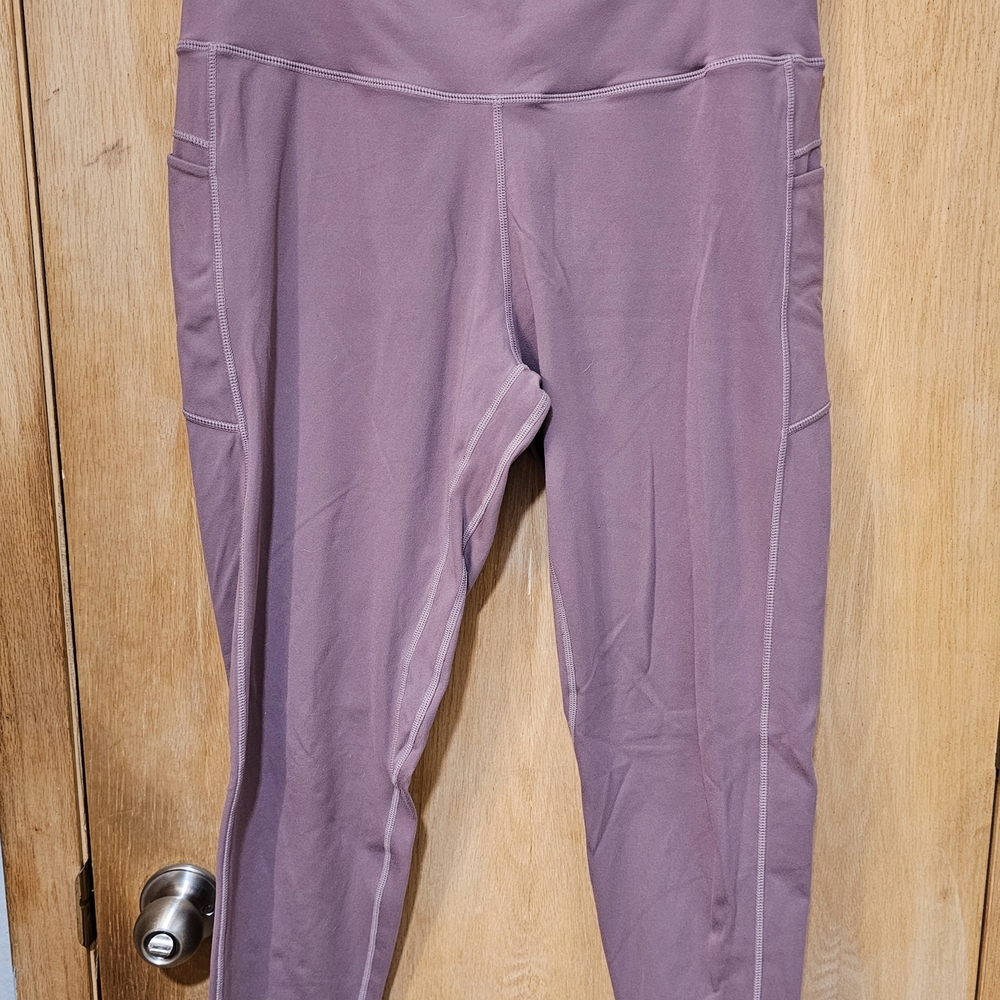 SENITA Purple High-Waisted Leggings